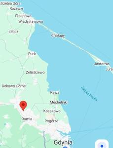 una mappa di Gaza con un pennarello rosso di Apartment J&S nr 77, blisko Aquapark Reda, Trójmiasto a Rumia Altre 3 foto