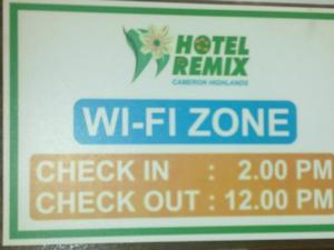 Certifikát, hodnocení, plakát nebo jiný dokument vystavený v ubytování Hotel Remix