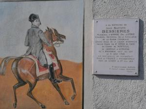a book with a picture of a man riding a horse at Pension Rippachtal 2 in Lützen