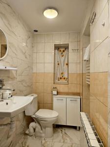 Et badeværelse på Domek z ogrodem Białka Tatrzańska 500 m od wyciągu