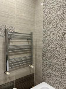 a bathroom with a shower with a toilet in it at Villa in Nork in Yerevan +150 photos