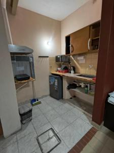 a kitchen that is being remodeled at Departamento PB 1 Centro Pileta in Formosa