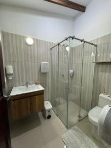 Phòng tắm tại Paisaje natural padel