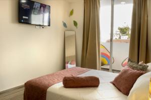 Et tv og/eller underholdning på Santuario De Luna, Departamento