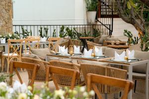 En restaurant eller et andet spisested på Alagon City Hotel & Spa