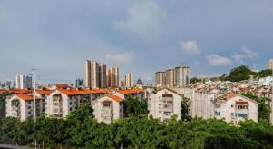 Cảnh Nam Ninh hoặc tầm nhìn thành phố từ khách sạn