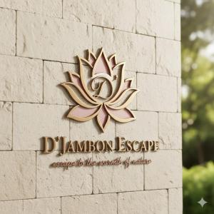a sign on the side of a building at D 'Jambon Escape in Yogyakarta