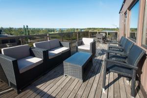 En balkon eller terrasse på Scandic Kemi
