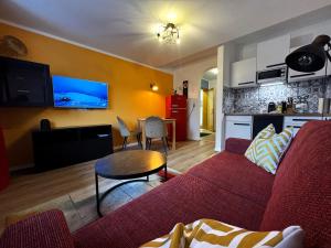 Kuchyň nebo kuchyňský kout v ubytování Apartment M - Zell am See