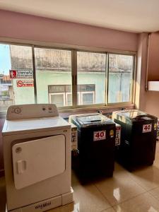 Køkken eller tekøkken på Sampheng Apartment