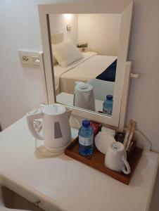 Llit o llits en una habitació de Hotel Carabela La Pinta