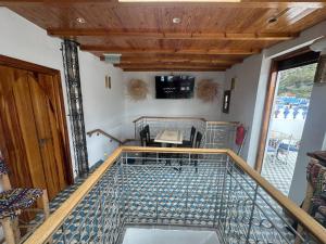 a view of a room with a glass floor at Diyar Marhaba in Chefchaouen