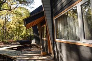 Vrt pred nastanitvijo Hotel y Cabañas Borde Andino