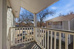 a view from the balcony of a house at Comfortable 2BR2BA with Modern Touches in Jackson