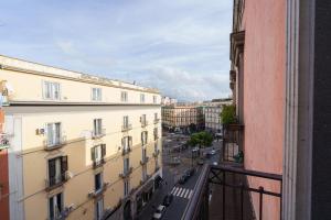 a view of a city street from a building at Calaba SpaccaNapoli in Naples