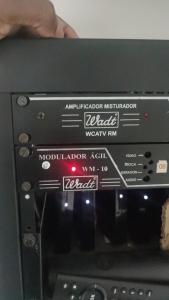 a close up of a tv with words on it at Fênix 2 in São Paulo