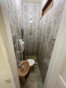 Phòng tắm tại Pousada Angra Moura