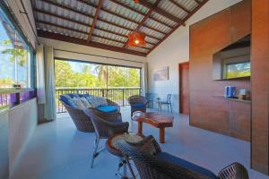 A balcony or terrace at Mar e Lar