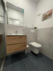 a bathroom with a sink and a toilet at HS Beach in Torrevieja +75 photos