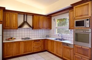 Köök või kööginurk majutusasutuses Villa Naldera