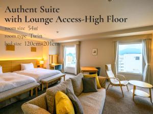 小樽歐森飯店房間的床