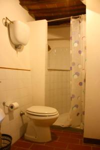 コルトーナにあるSan Eusebioのバスルーム(トイレ、シャワー付)