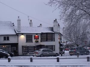 The Red Lion Hotel during the winter 
