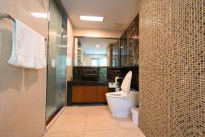 Baðherbergi á Le comte bleu