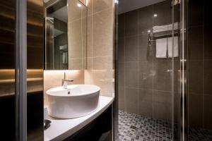 Koupelna v ubytování Yi Su Hotel-Taipei Ningxia