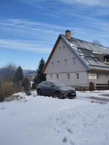 Apartmány chata Samoty om vinteren