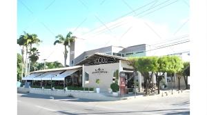 an architectural rendering of a restaurant on a street at Pousada Lagoa Seca in Juazeiro do Norte