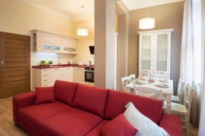 Posezení v ubytování Apartment Za Poricskou branou