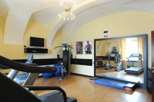 تلفاز و/أو أجهزة ترفيهية في Hotel Leopold I