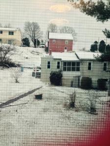 a view of a house from a window of a yard at Quiet Harrisburg home in Harrisburg