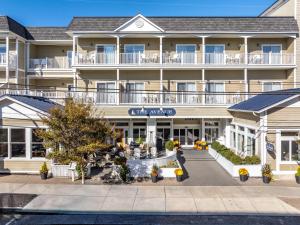 an aerial view of the inn at wolfganggang at Avenue Inn & Spa in Rehoboth Beach