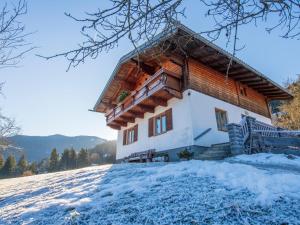 a chalet in the mountains in the snow at Pehambauer S in Hüttau