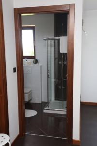 Koupelna v ubytování Apartment Larin