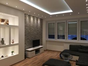 A seating area at Synagogue Gozsdu Private Apartments