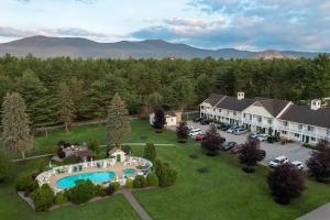 an aerial view of a resort property with a swimming pool at Golden Gables Inn Dazzler Select by Wyndham in North Conway