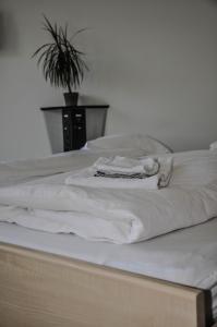 Postel nebo postele na pokoji v ubytování B&B im Herzen von Biel