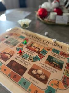 a close up of a board game on a table at Relaxing charm alla Radeca in Frosinone