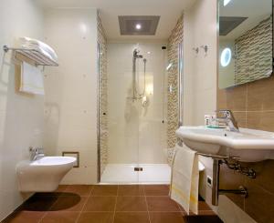 Koupelna v ubytování Hotel Stendhal