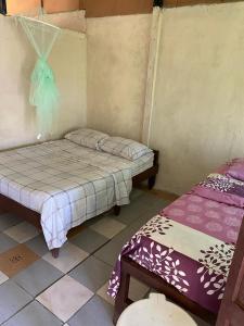 a room with two beds in a room at Hotel El Porvenir in El Porvenir +23 photos