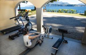 Fitness centrum a/nebo fitness zařízení v ubytování Relais Casali della Cisterna