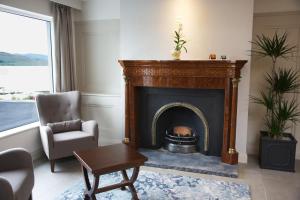 منطقة جلوس في Waterfront Hotel Dungloe