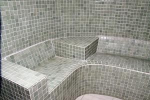 Um banheiro em Hotel Jardim