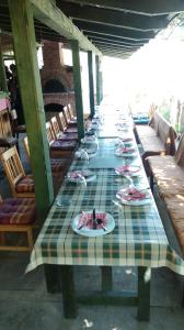 Restaurant ou autre lieu de restauration dans l'établissement Farm stay Lackovic