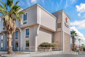 a hotel with a palm tree in front of a building at Comfort Inn & Suites El Paso I-10 Airport Area in El Paso