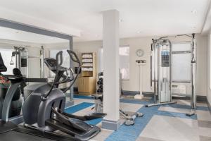 a gym with treadmills and cardio equipment in a building at Comfort Inn & Suites El Paso I-10 Airport Area in El Paso
