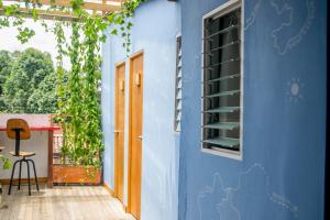 Balkón nebo terasa v ubytování Hostal Casa Estación
